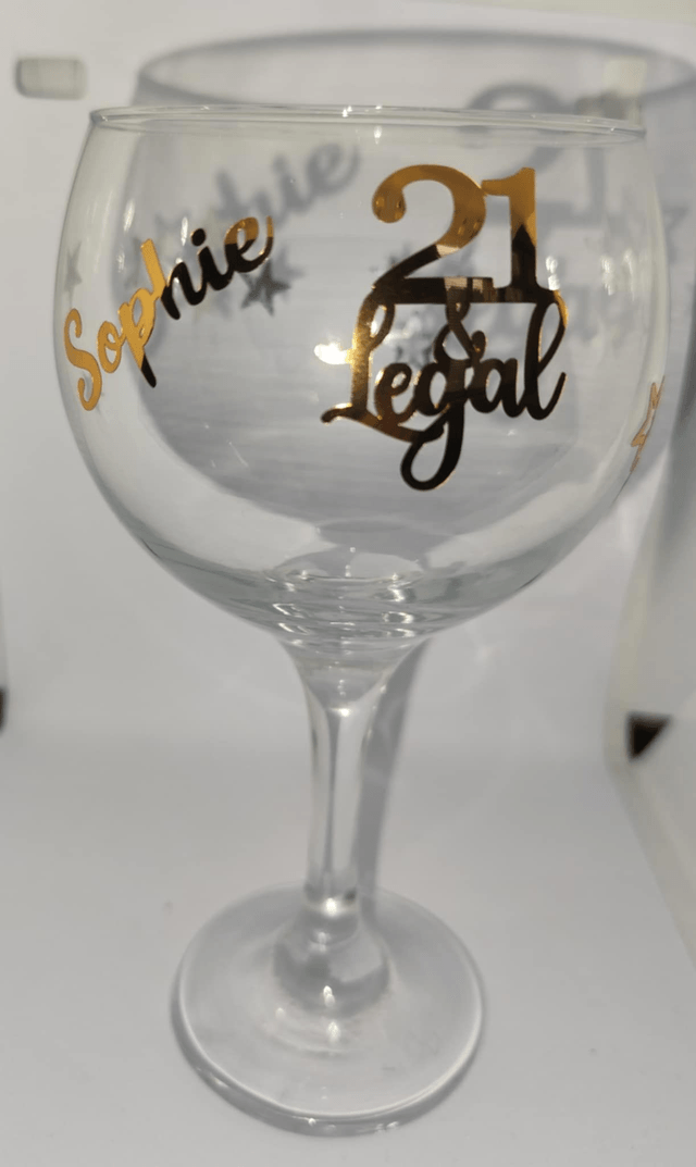 Personalised Gin Glass
