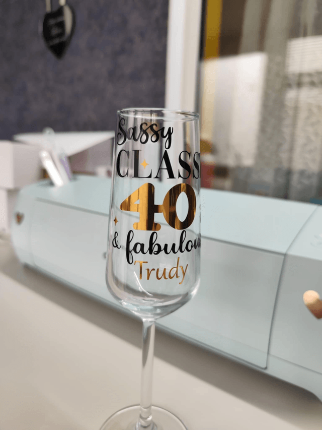 Personalised Champagne Flute